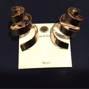 True to form spiral earrings